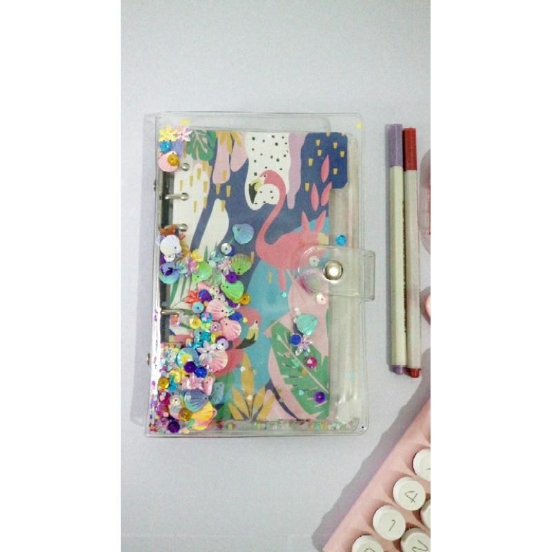 

PRELOVED, Binder manik sequin A6, binder menabung