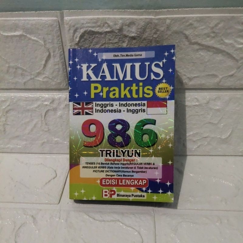 kamus praktis inggris-indonesia indonesia-inggris 986 trilyun kecil