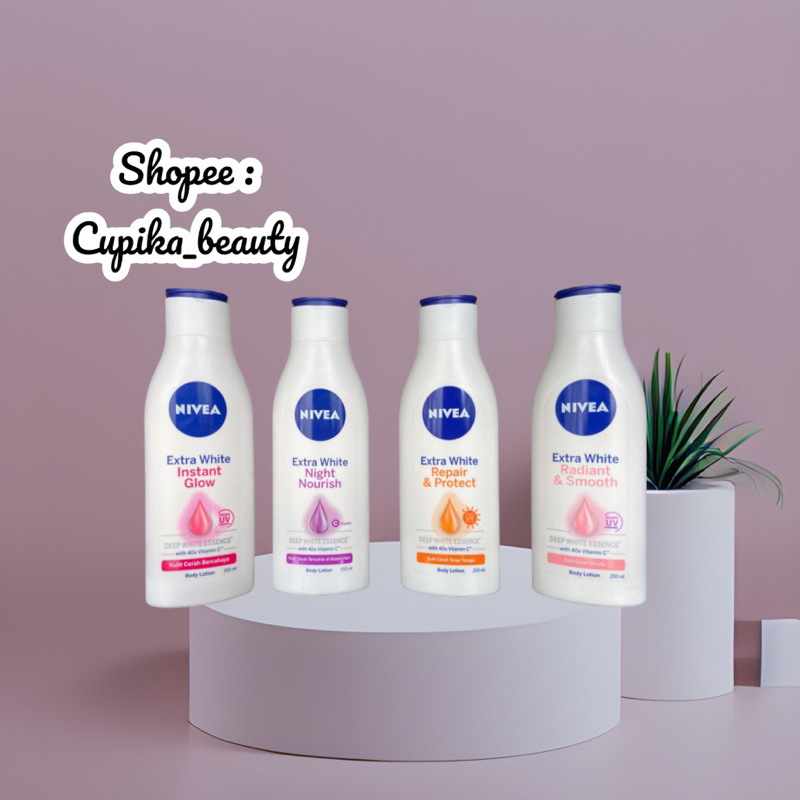 &lt;ue.x&gt; [ 200 ml lotion ] nivea lotion night nourish 200 ml || handbody lotion nivea 200 ml night and nourish khusus malam