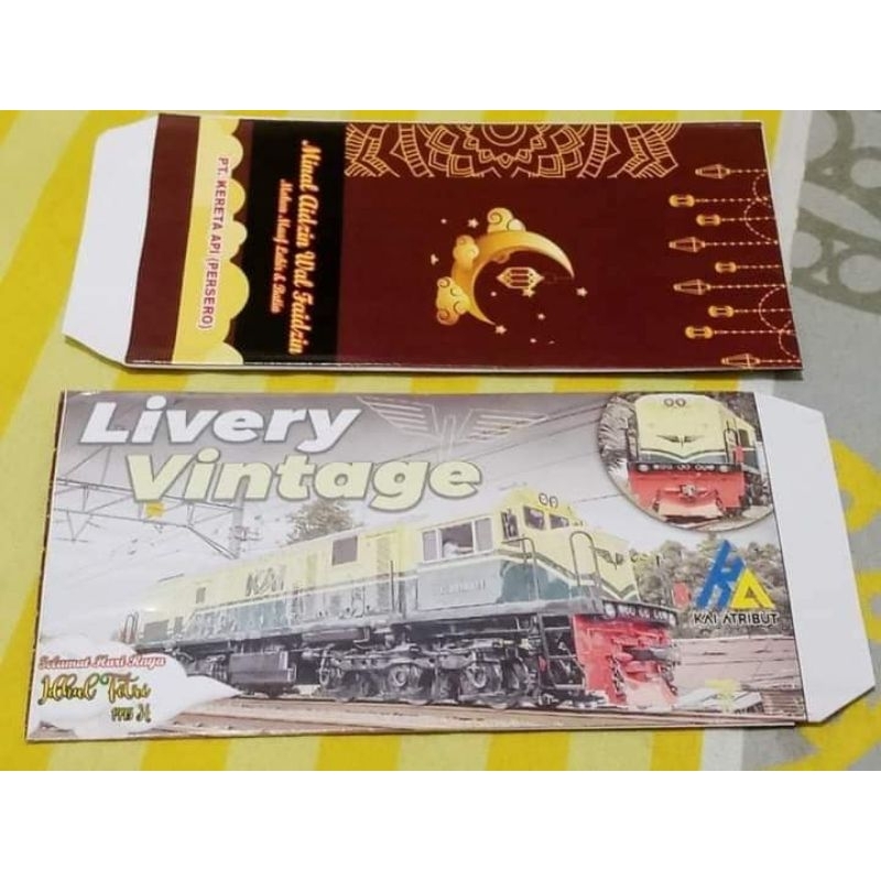 

AMPLOP LEBARAN KERETA LIVERY VINTAGE