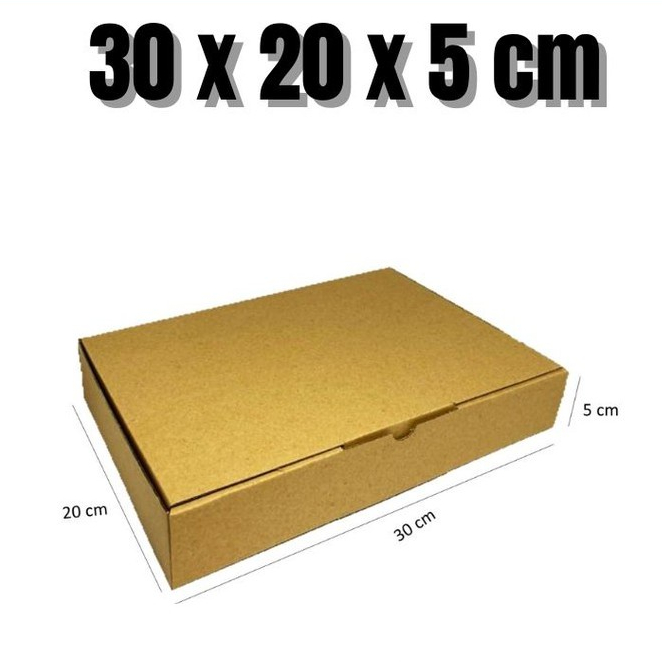 

KOTAK DUS 30x20x5cm/ KOTAK KADO SERBAGUNA/KOTAK COKLAT POLOS/KOTAK PACKAGING/GIFT BOX/KOTAK HADIAH