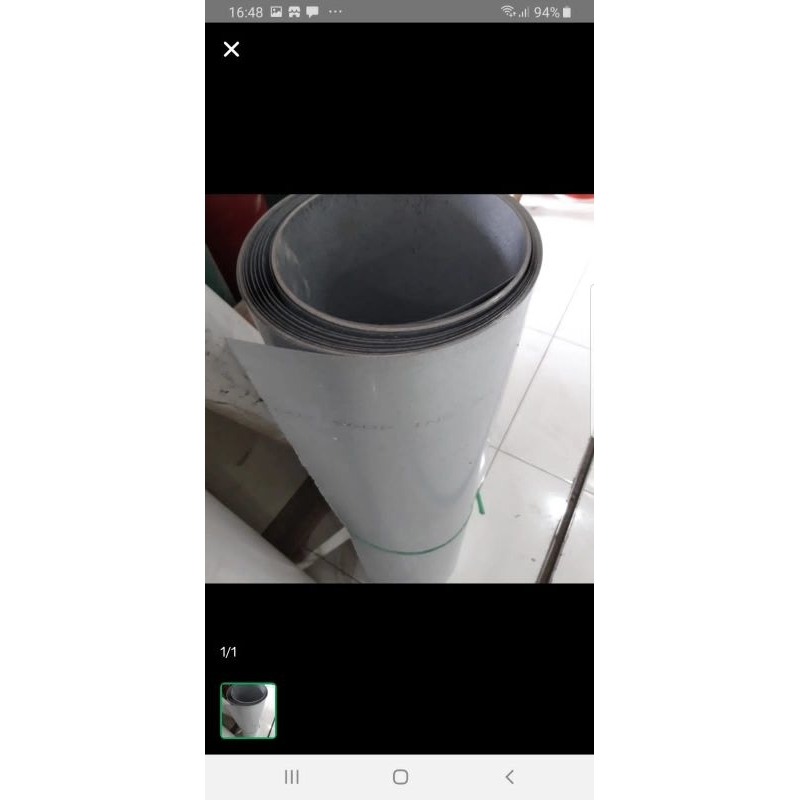 Seng Plat Ukuran 0.2x55x50meter