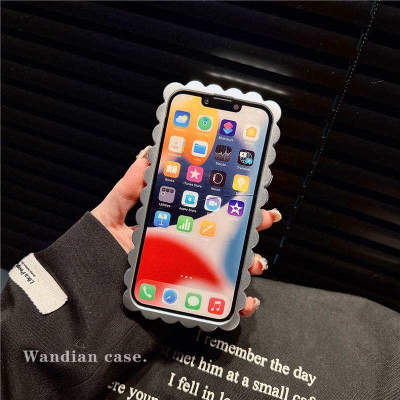 Colorful Biscuits Series with Stand Holder Softcase Casing Case HP Lucu iphone XS XS Max XR 11 Pro Max 12 Pro Max 13 Pro Max 14 Pro Max