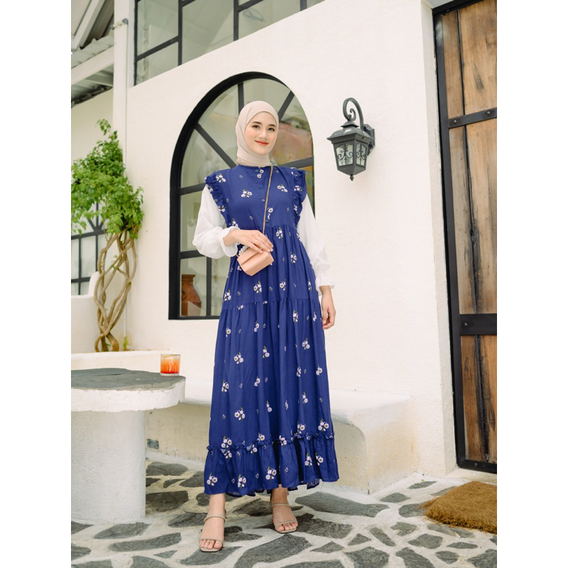 RANIA DRESS BY RAKHISA gamis lebaran dress bukber dress vintage