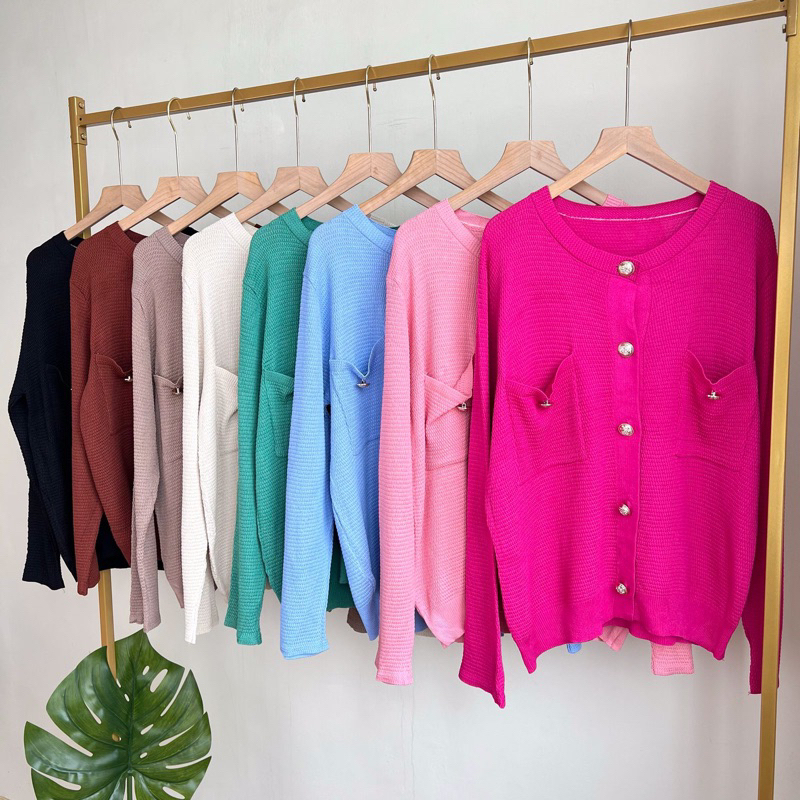 READY cardi rajut import premium super melar fit allsize s-xxxxl cardi jumbo outer wanita jumbo