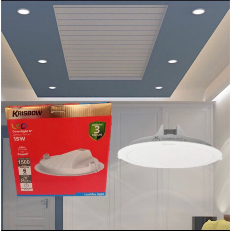 KRISBOW LAMPU DOWNLIGHT LED SHELL 5,9,15W/ACE DOWNLIGHT LED SHELL/ACE LAMPU LED TANAM PLAFON/KRISBOW LAMPU DOWNLIGHT PLAFON/ACE LAMPU LANGIT-LANGIT