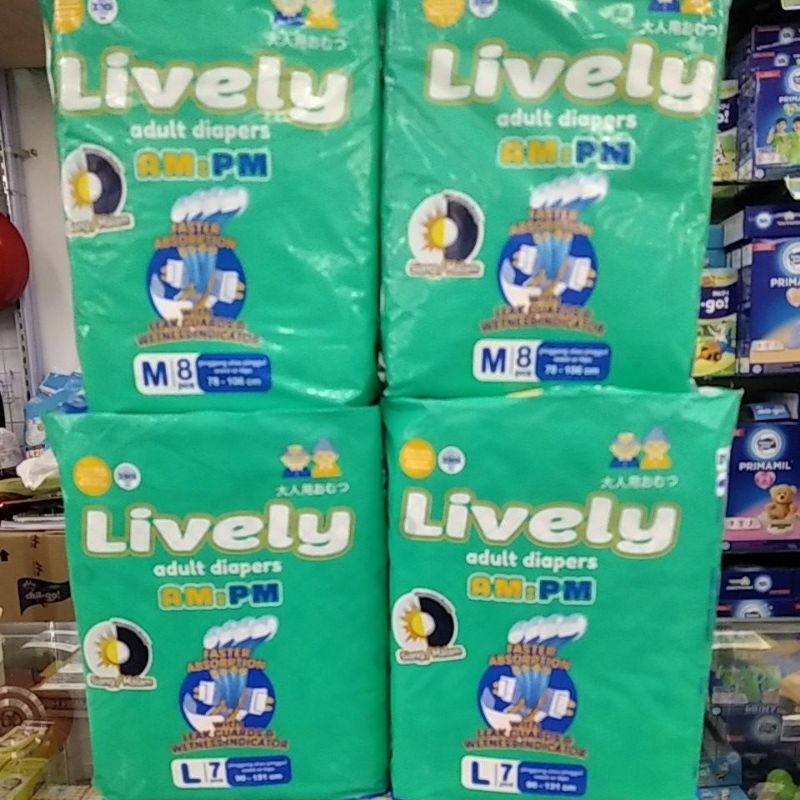 lively diapers(popok dewasa)