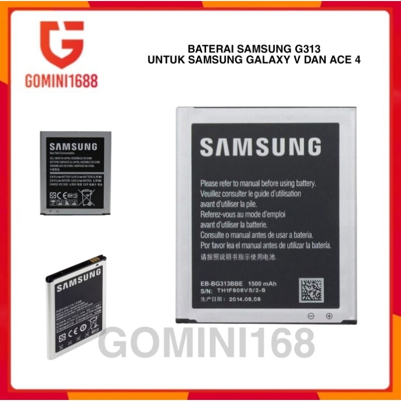 Baterai Samsung Galaxy V Batre G313 Batre Model Original