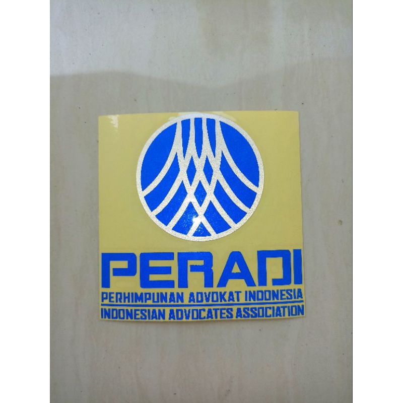 

Cutting Stiker Peradi Logo Baru Otto Hasibuan