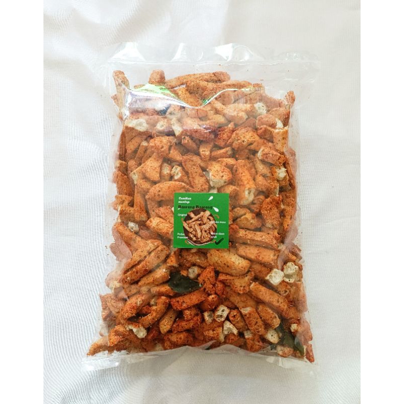 

Basreng Pedas Daun jeruk 500g