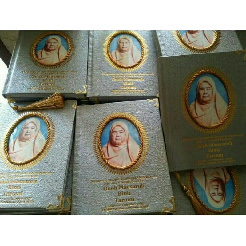 Buku Yasin Tahlil Hard Cover Custom Nama