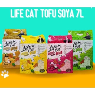 Image of Life cat Tofu soya pasir kucing gumpal wangi 7 liter