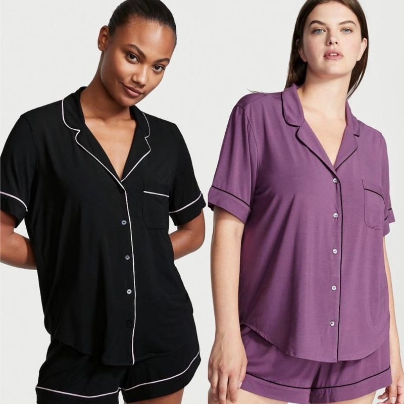 Victoria Secret set piyama short cotton modal