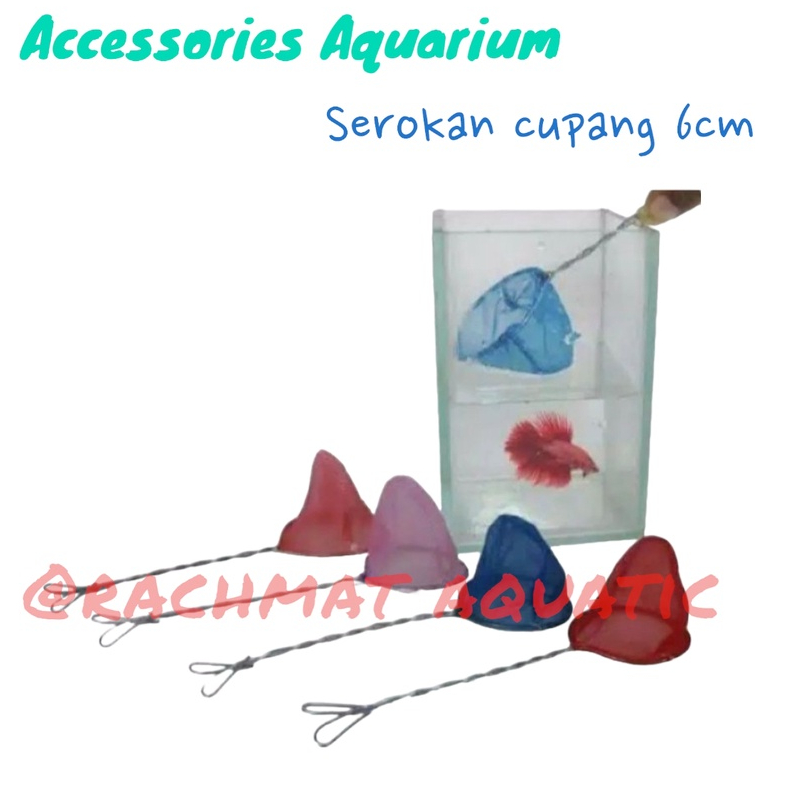 serokan seser ikan aquascpe / cupang / hias ncu jentik nyamuk murah