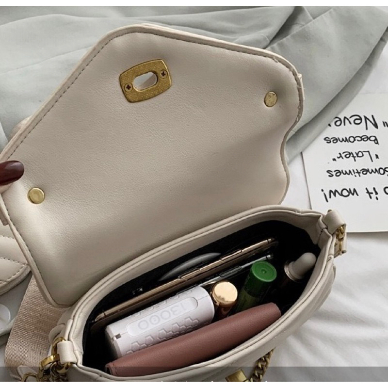 TAS WANITA 3153 - TAS SELEMPANG  2 IN 1 FREE POUCH TAS WANITA SLINGBAG IMPORT BATAM - E1