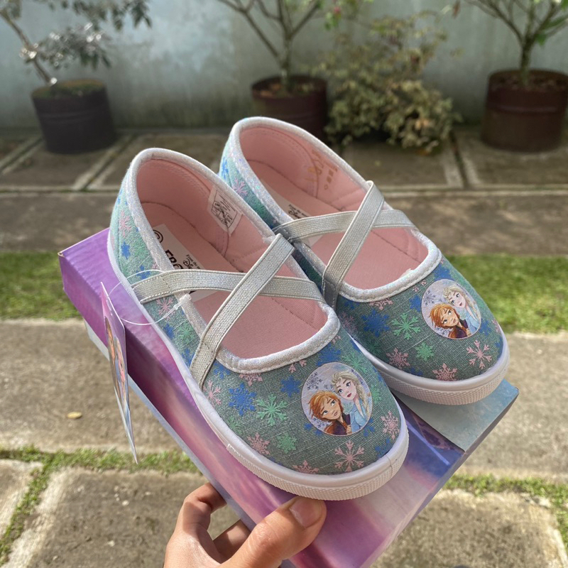 Diskon 70% Sepatu Disney Frozen,sepatu anak perempuan Original Sports Station