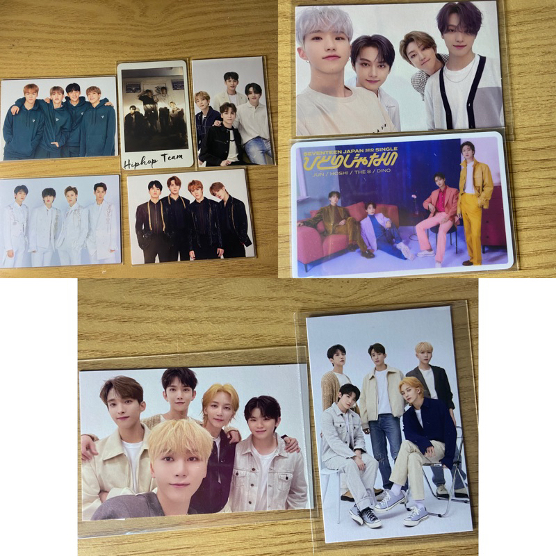 Seventeen Unit Photocard set