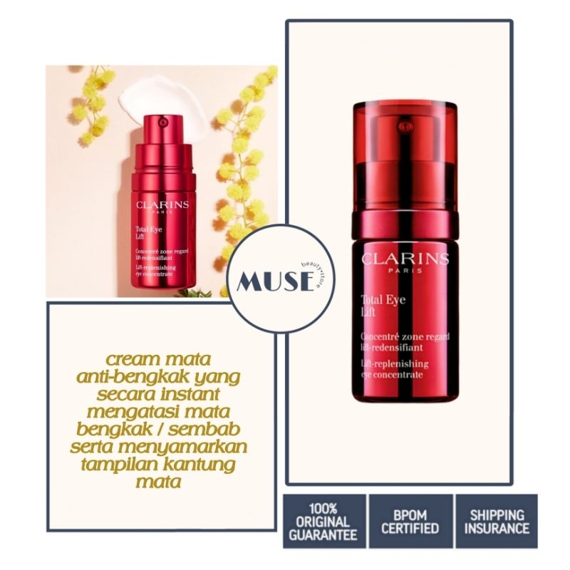 Clarins Total Eye Lift Concentrate 15ml / Eye Cream / Eye Serum