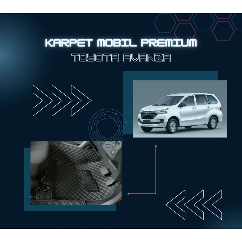 Karpet Mobil Toyota Avanza Tahun 2008-2024 Fullset Bagasi