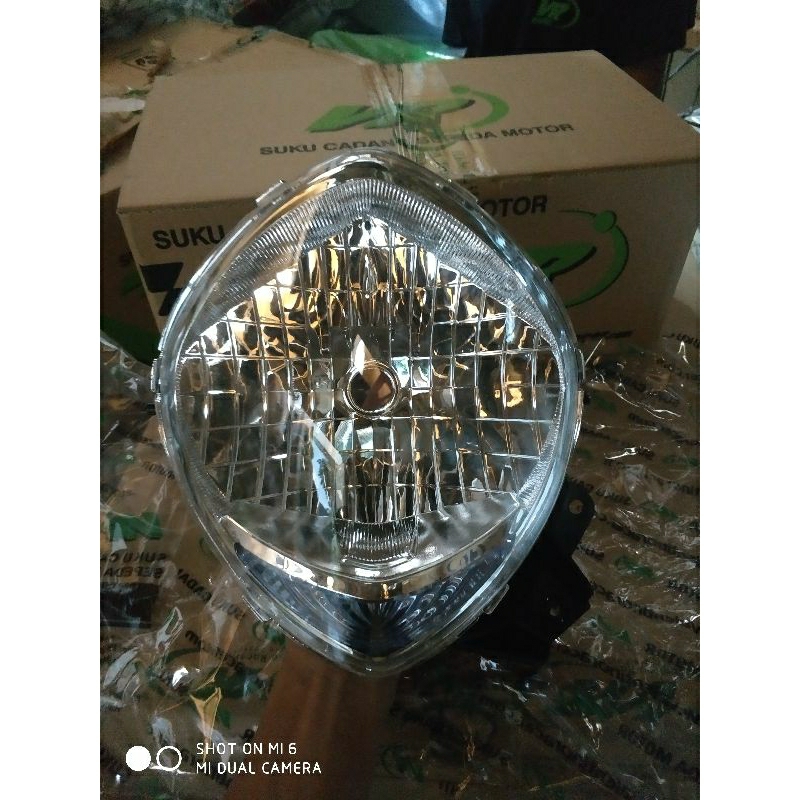 Reflektor lampu depan fino fi tahun 2014 2015 2016 2017 2018 2019 2020 2021