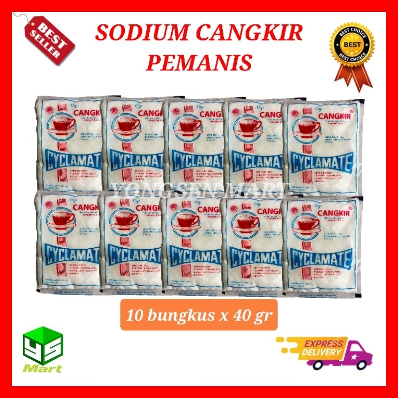 

(1 pak) Sodium cangkir pemanis buatan pengharum makanan cyclamate 40gr