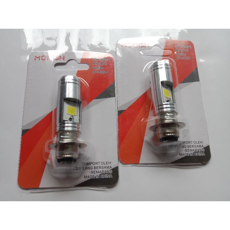 Lampu depan H6 led headlamp Motor