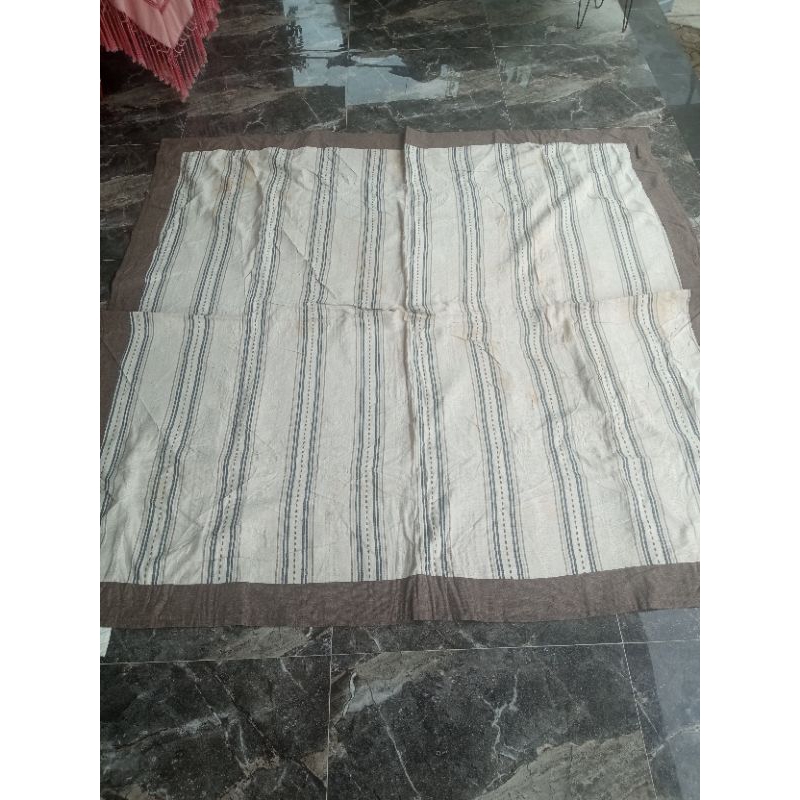 PL/PRELOVED AMBAL SALUR LIST COKLAT UK 180*180