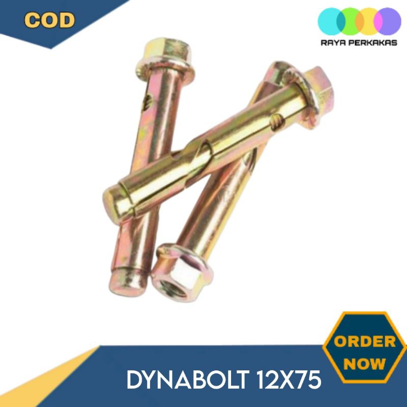 DYNABOLT 12X75 DINABOLT BAUT TEMBOK 12X75