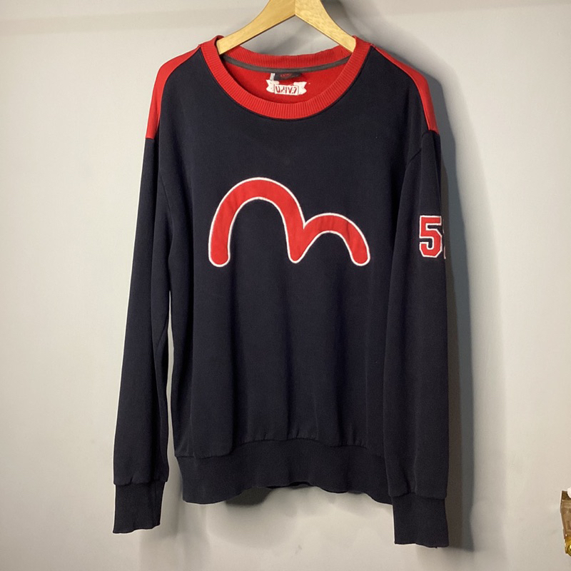 CREWNECK Pria Evisu Original