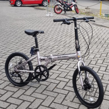folding bike BNB cheese - shincan x tahilalats-silver