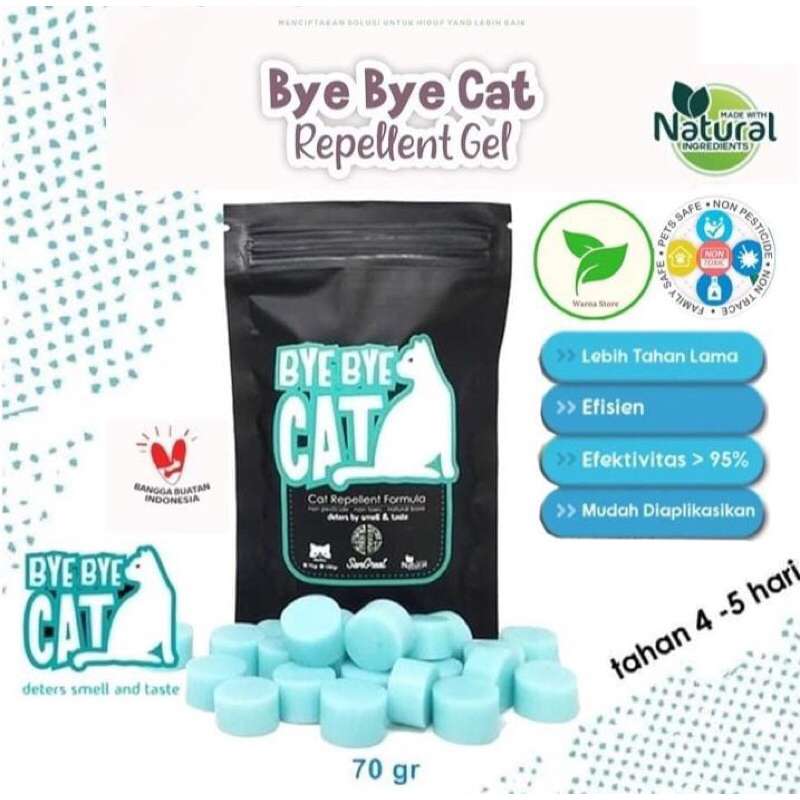 Alat Pengusir Kucing Liar Bandel Bye Bye Cat (Gel Natural Non Pestisida)