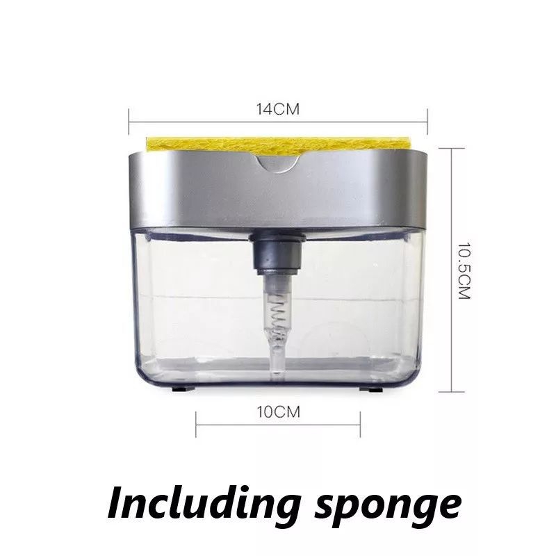 DISPENSER SABUN CUCI PIRING SPONGE HOLDER SPONS 2 IN 1