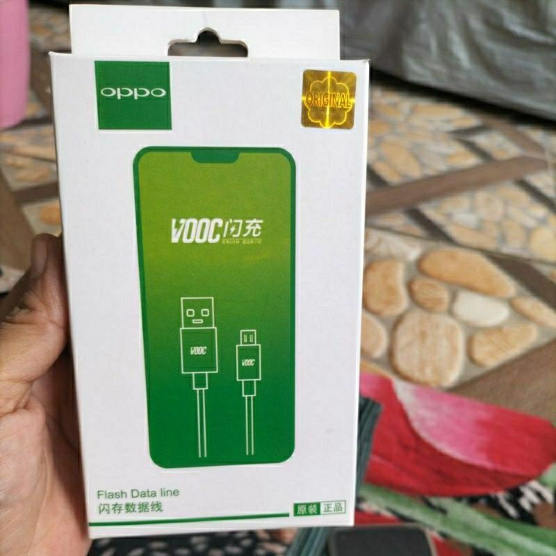 Kabel data OPPO R15 SUPER VOOC kabel CAS MICRO USB OPPO R15