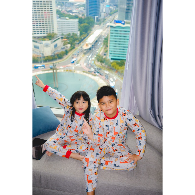 Velvet Junior STAR GAZER &amp; SPRING BLOSSOM Setelan Pendek BIG SIZE - Piyama Anak LB- XL - XXL Setelan Piyama anak PARADE OF JOY &amp; MIX BOY GIRL