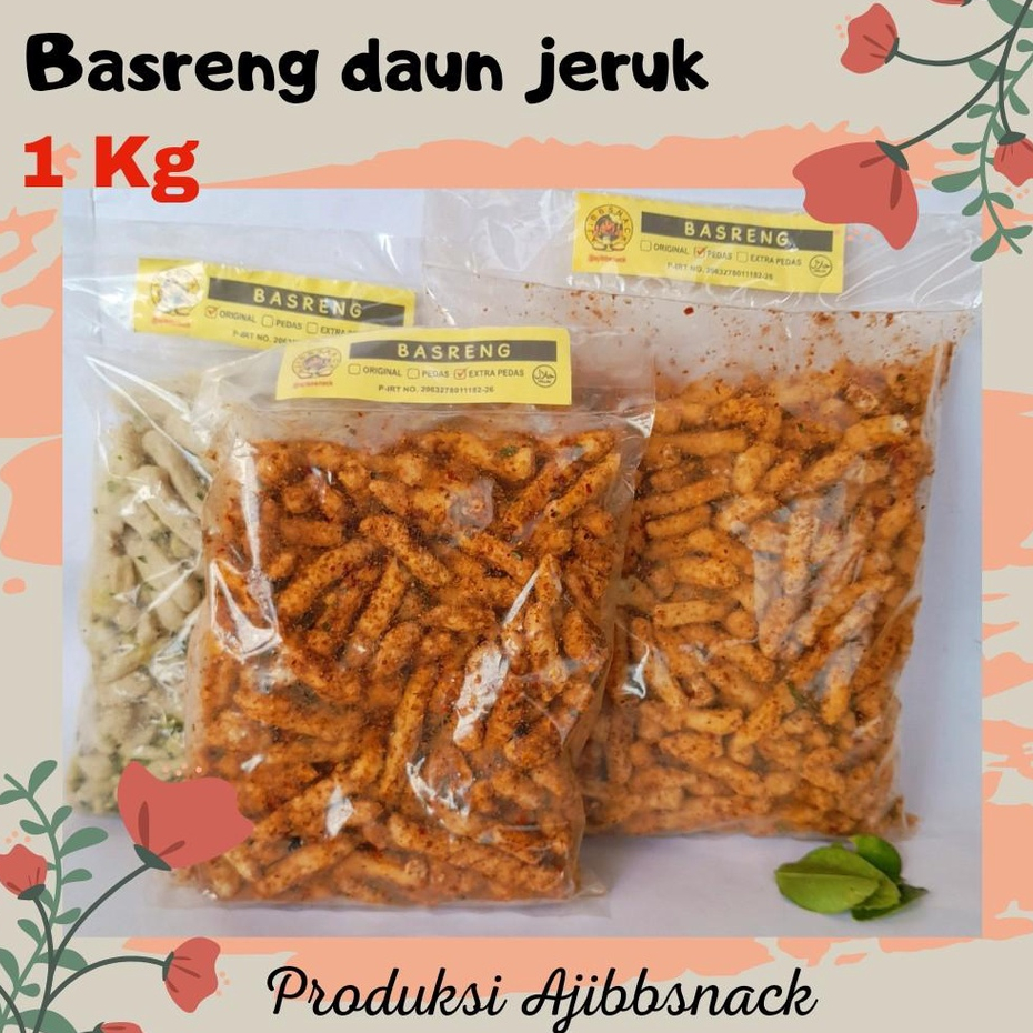 BASRENG Pedas daun jeruk 1kg