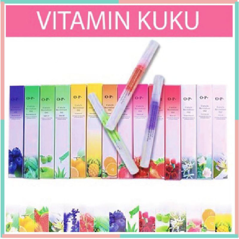 Vitamin Kuku Pen Serum Nail Cuticle Revitalizer Oil