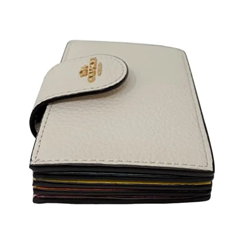 Coach Accordion Card Case In Colorblock (C8883)