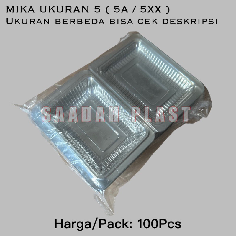 (ISI 100) MIKA UKURAN 5 / TRAY KUE BENING 5A 5X 5C 5XX 5XC