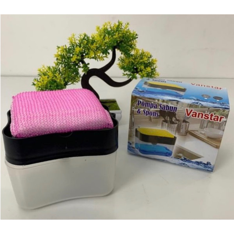 Dispenser Sabun Cuci Piring Free Spons Soap Pump GSF 135 Pompa Sabun Cuci Piring