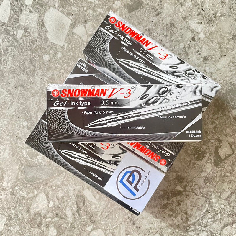 

Ballpoint Bolpoin Bulpen Pulpen Snowman V3 Gel 1 Pack