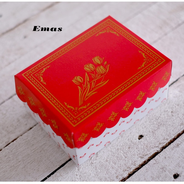 Kotak Kue 12x16 R5k EMAS Kotak Jajan Dus Roti Murah Snack Box 16x12