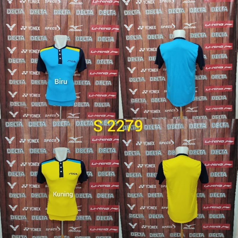 BAJU TENIS MEJA PINGPONG IMPORT S 2279 KAOS OLAHRAGA STIGA SERIES GRADE ORI