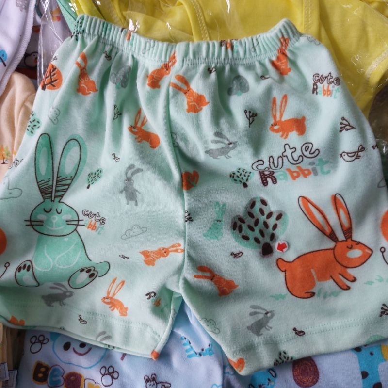 (PAKET SATU LUSIN) CELANA PENDEK BAYI/ CELANA PENDEK ANAK GRADE B