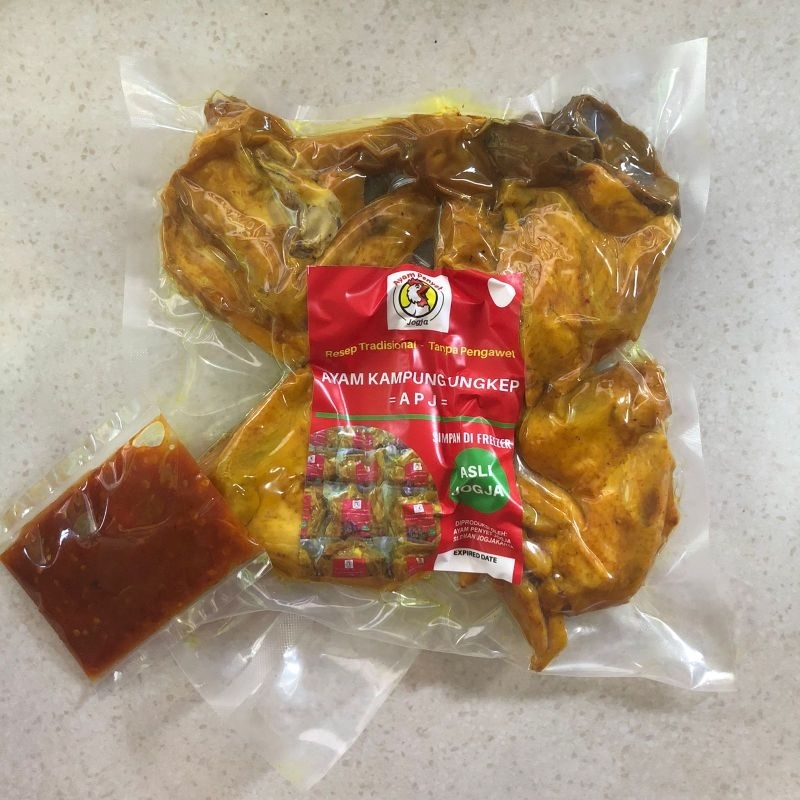

Ayam Kampung Ungkep 1 Ekor + Sambal