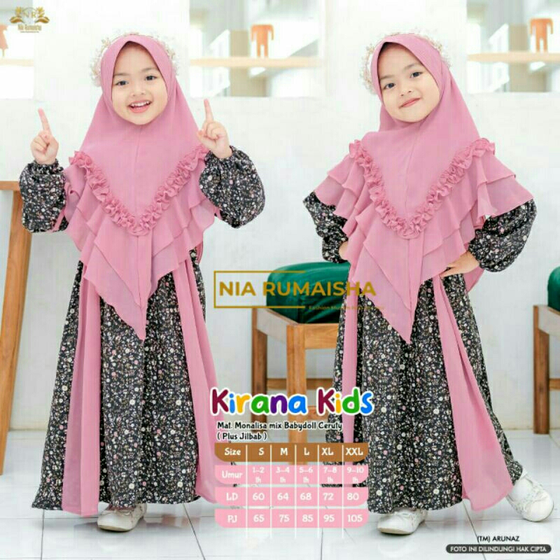 Kirana gamis anak Nia Rumaisha
