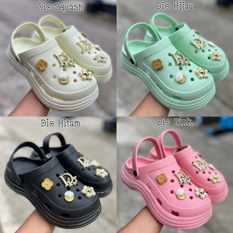 SANDAL BAIM FUJI CROCS MOTIF ANGSA DEWASA
