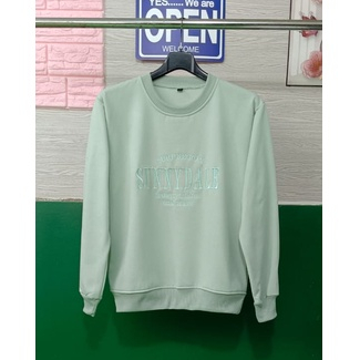 SUNNYDALE SWEATER KOREA - PAKAIAN WANITA SWEATER CREWNECK