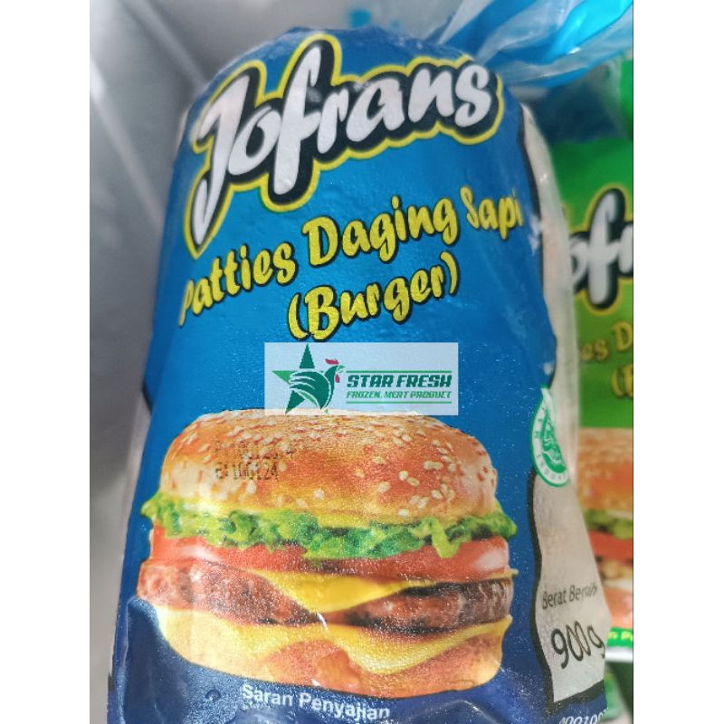 

JOFRANS PATTIES DAGING SAPI (BURGER)