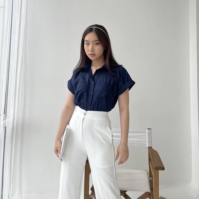 Sierra Blouse / Korean Casual Top / Blouse Wanita