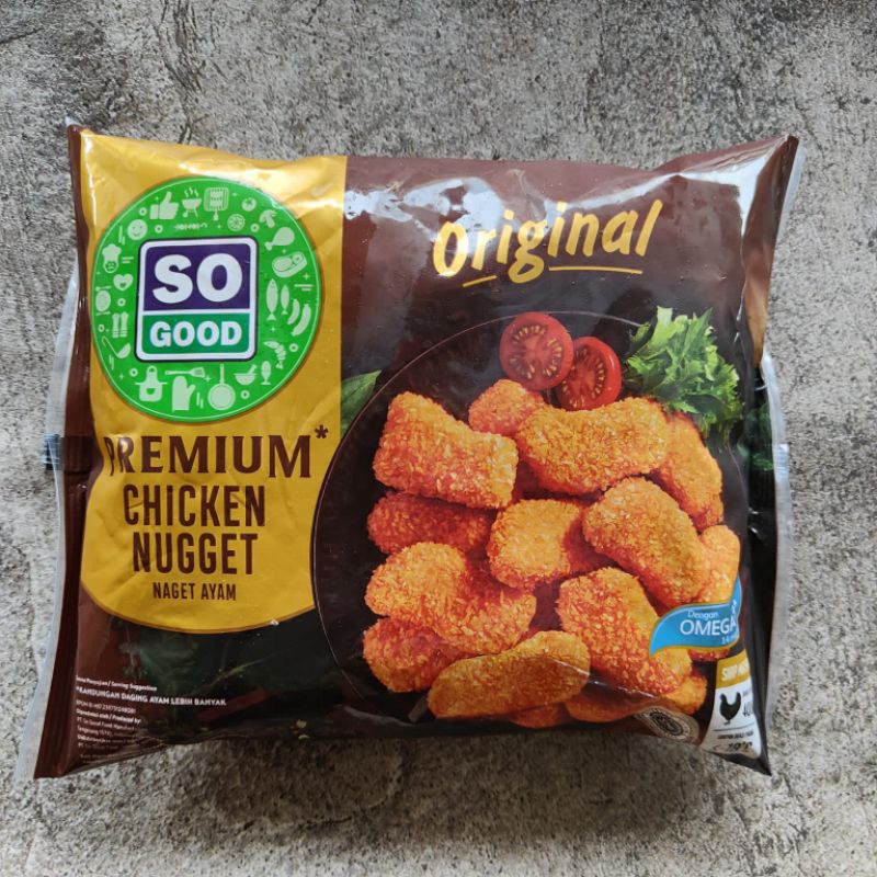 

SO GOOD PREMIUM CHICKEN NUGGET | STIK ORIGINAL 400gr